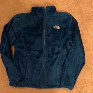 Women’s The North Face blue fleece jacket